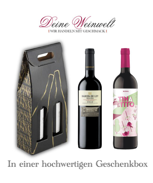 Geschenkbox Spanien - Baron de Ley - Tina & Tito