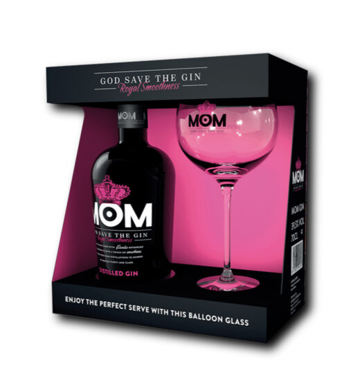 MOM GIN + GLAS - 0,7l Flasche - Großbritannien