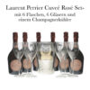 Laurent-Perrier Cuvée Rosé mit 6 Gläsern + Kühler