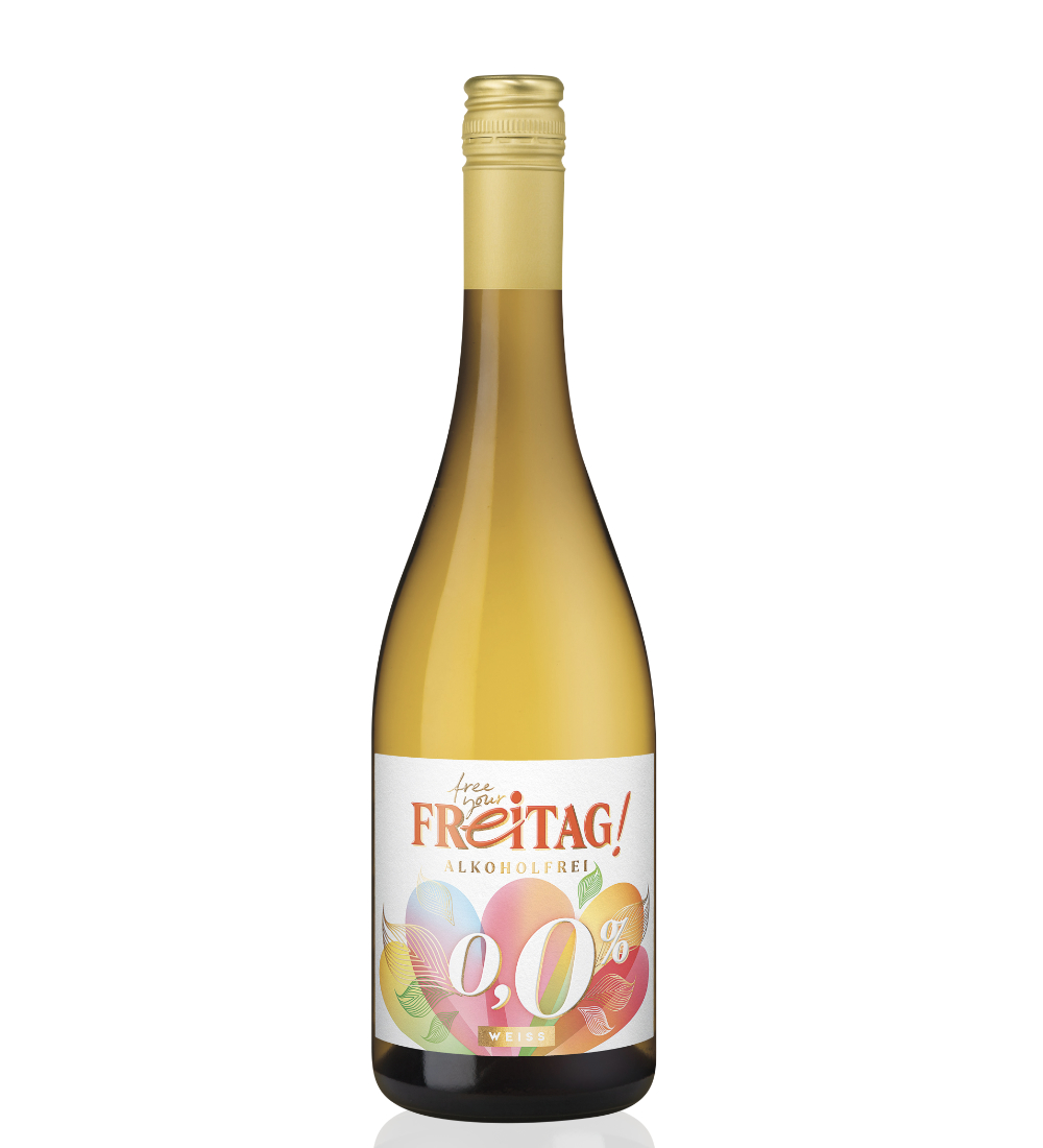 Free Your Freitag Weiß, Alkoholfreier Wein 0,0%
